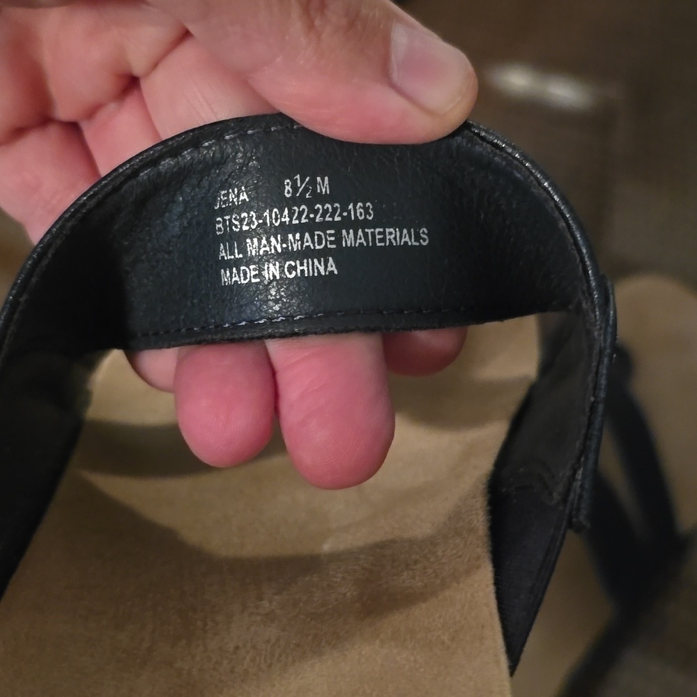 Baretraps Navy Women's Sandals (#1) - Picture 5 of 6